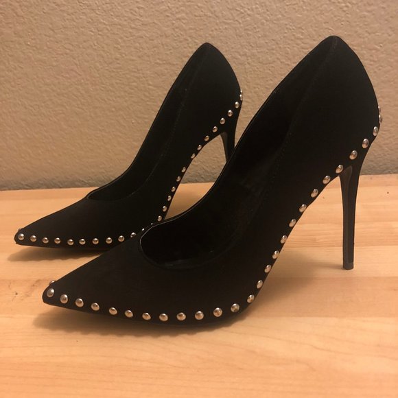 louis vuitton studded heels